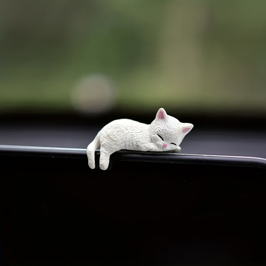 Adorable Cartoon Cat Figurines