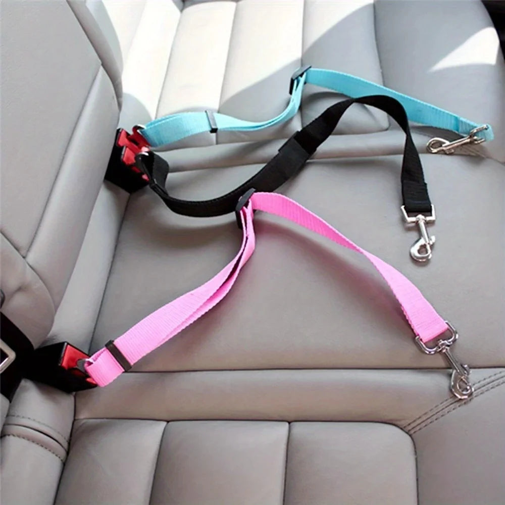 Adjustable Harness and Leash Cat Dog Car