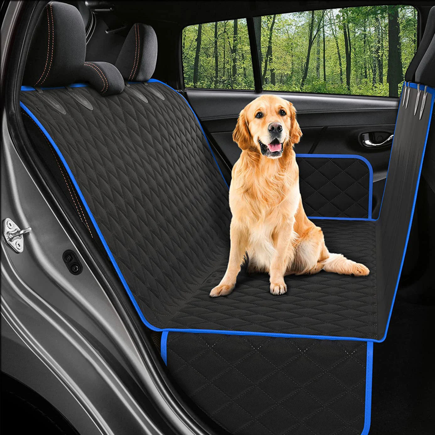 Rear Back Seat Protector Mat Safety Carrier Dog Car