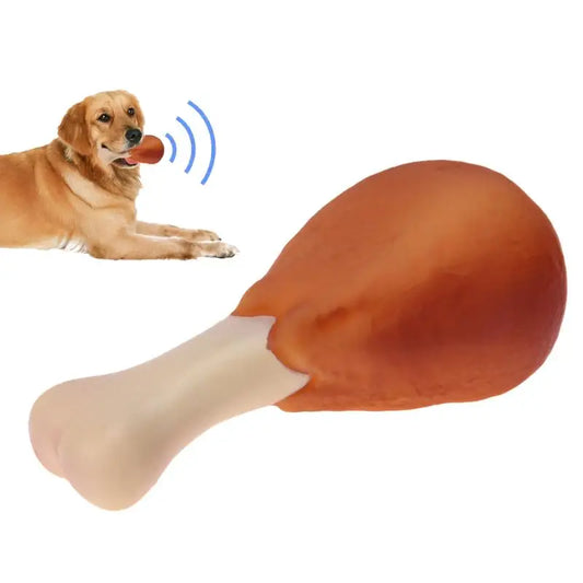 Pet Dog Toy Rubber Chicken