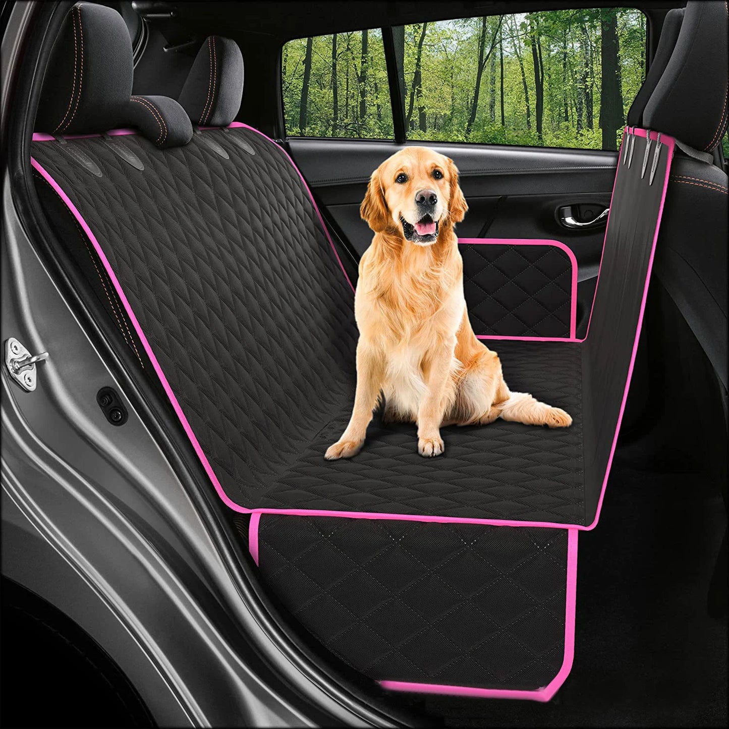 Rear Back Seat Protector Mat Safety Carrier Dog Car