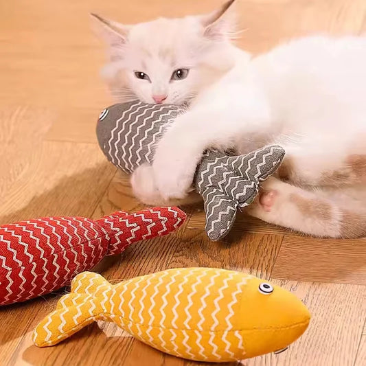 Fish Toy Cat