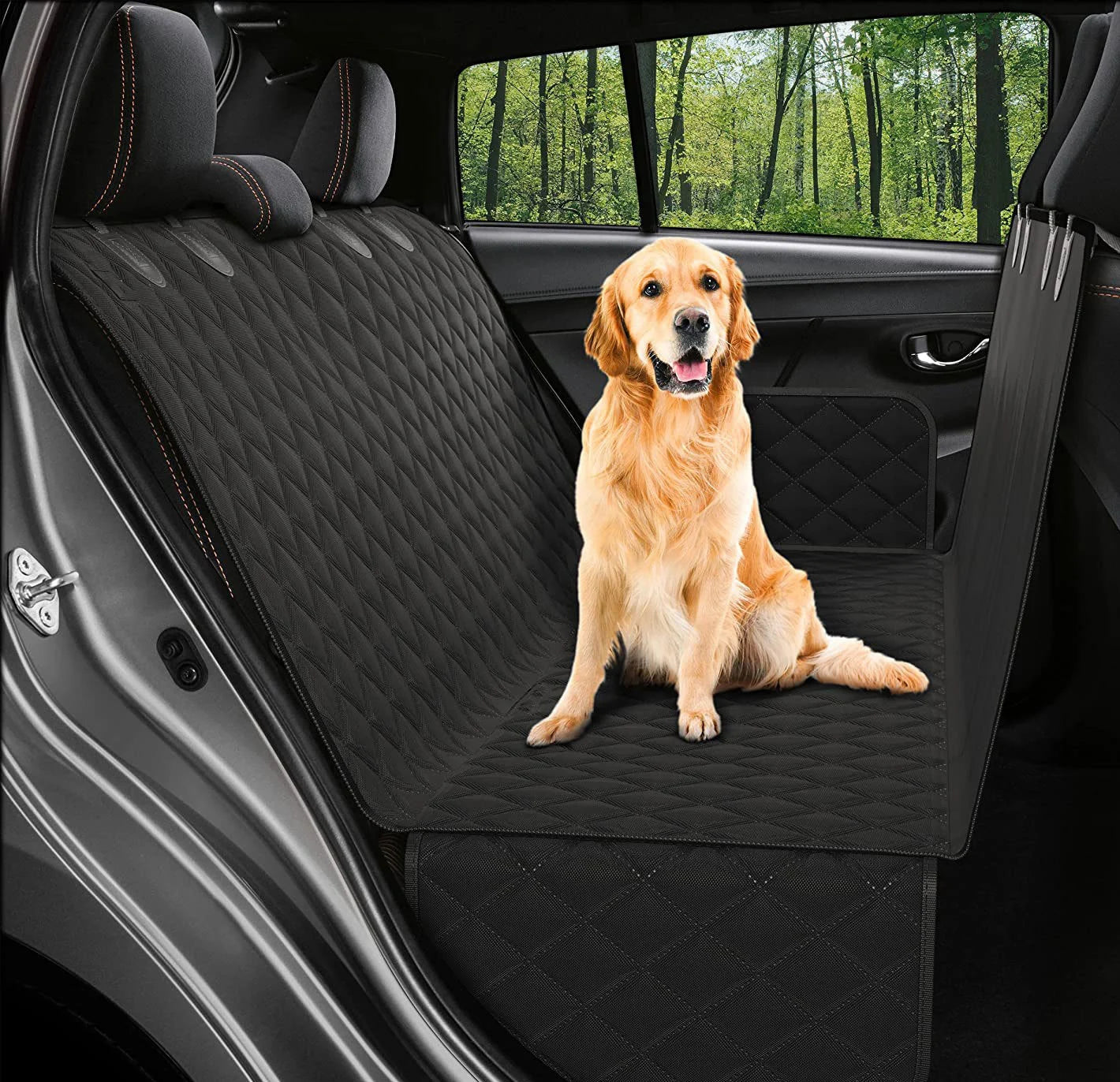 Rear Back Seat Protector Mat Safety Carrier Dog Car