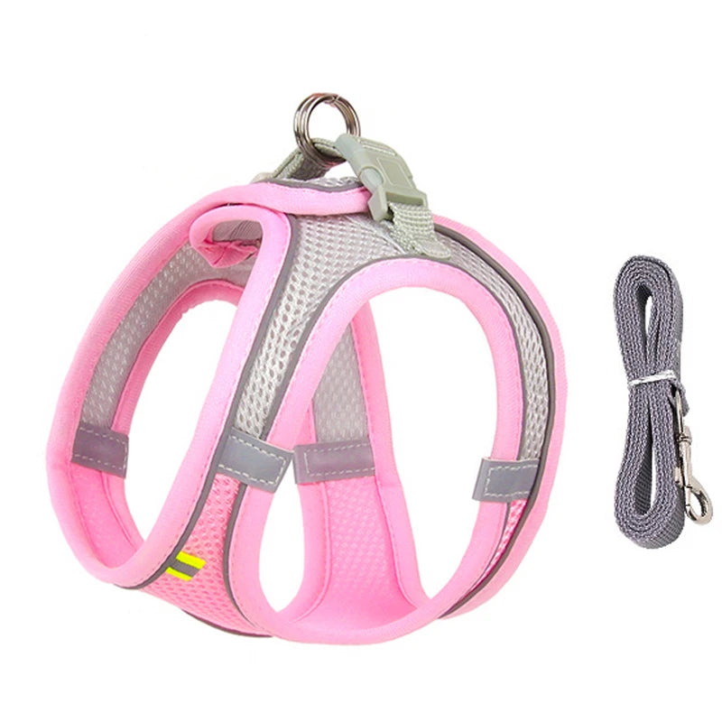 Harness Leash Set for Small Dogs Adjustable Puppy Cat