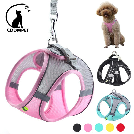 Harness Leash Set for Small Dogs Adjustable Puppy Cat